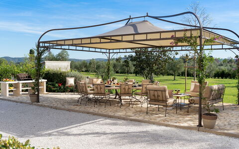 La Buganvilla 14: Gazebo, Möbel, Garten, Überdachung, Pavillon, Schatten, Outdoor Struktur, Gartenmöbel, Tisch Im Freien, Terrasse