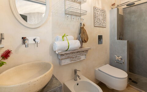 Pigreco 6+2: Armatur, Badezimmer, Interior Design, Flooring, Fussboden, Toilleten Sitz, Bad Sink, Sinken, Zapfhahn, Möbel