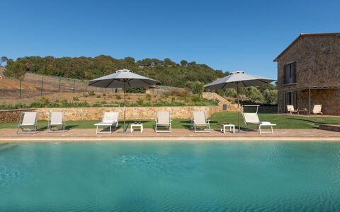 Casale Grottini 8: Schwimmbad, Estate, Bauernhaus, Eco Hotel, Villa, Resort, Bauernhof
