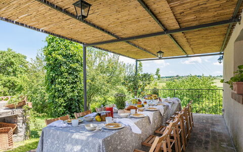 Villa a Casa di Giovanni 12: Möbel, Grundstueck, Garten, Stuhl, Schatten, Hinterhof, Eco Hotel, Gartenmöbel, Garten, Landscaping
