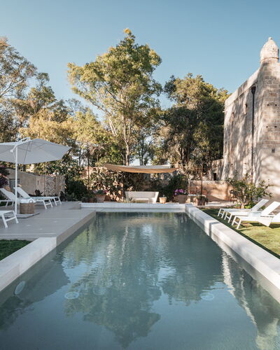 Masseria Muto 6: Wand, Die Architektur, Estate, Gartenmöbel, Schwimmbad, Hof, Hazienda, Villa, Hinterhof
