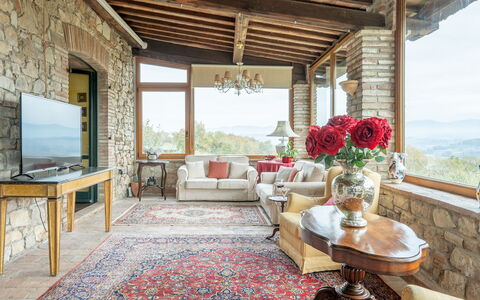 Casale delle Farfalle 12: Möbel, Stuhl, Hütte, Wohnzimmer, Villa, Bauernhaus, Estate, Couch, Eco Hotel