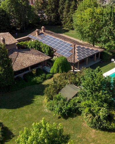 Villa Valchero 12: Schwimmbad, Wohngebiet, Estate, Freizeit, Resort, Hazienda, Schatten, Villa, Landscaping, Bauernhaus