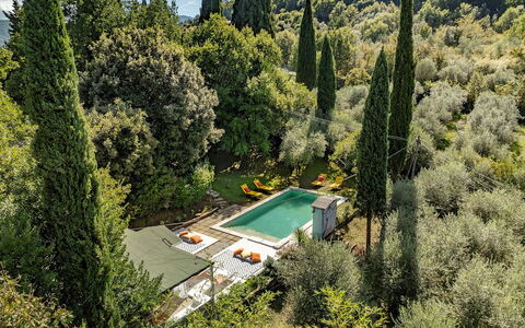 Case Novole 10: Schwimmbad, Eco Hotel, Estate, Garten, Resort, Landscaping, Immergrün, Lärche