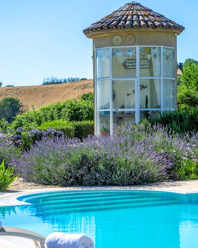 Casa Sant'Elia 7+3: Blau, Blume, Strauch, Garten, Landscaping, Schwimmbad, Garten, Rasen, Hinterhof, Eco Hotel