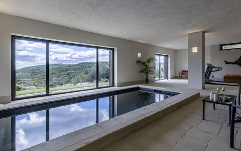 I Tramonti 10+2: Schwimmbad, Decke, Daylighting, Design, Resort, Villa, Eco Hotel, Hotel