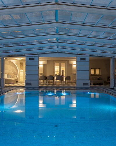 Villa la Perla Bianca 10: Schwimmbad, Resort, Hotel, Design, Eco Hotel, Schatten, Stuhl, Thermae, Sonnenliege, Gartenmöbel