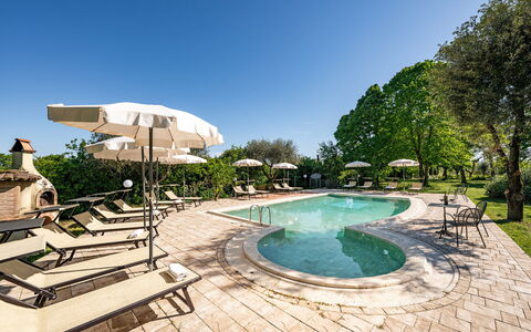 Sangiovese 14: Gartenmöbel, Schwimmbad, Resort, Garten, Landscaping, Schatten, Sonnenliege, Tisch Im Freien, Garten, Estate