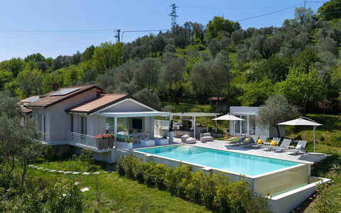 Villa Lunezia 6: Schwimmbad, Haus, Resort, Wohngebiet, Zuhause, Estate, Gartenmöbel, Eco Hotel, Hütte, Villa