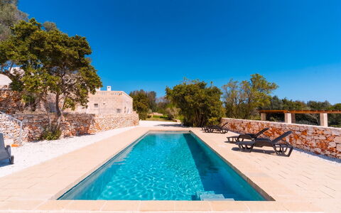 Masseria Grotta Antica 6+2: Blau, Verbundwerkstoff, Schwimmbad, Fliese