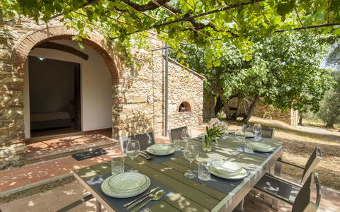 Casale le Lupe Apartments: Wand, Bogen, Backstein, Hazienda, Mauerwerk, Garten, Steinwand, Hof, Villa, \Arkade