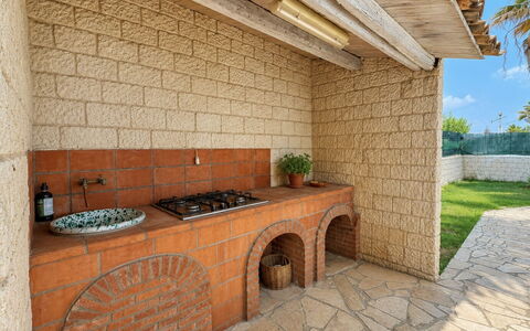 Villa Franca: Flooring, Backstein, Fussboden, Fliese, Küche, Mauerwerk, Holzbeize, Design, Flagstone