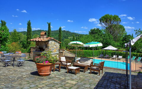 Casa Scopeti: Eigentum, Grundeigentum, Terrasse, Haus, Baum, Zuhause, Hinterhof, Garten, Gebäude, Garten