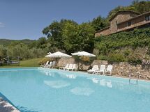 Close up of main pool