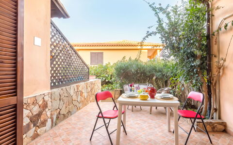 Golfo di Marinella 300: Möbel, Gartenmöbel, Stuhl, Tisch Im Freien, Schatten, Küche & Esszimmer Tisch, Terrasse, Holzbeize, Balkon, Hinterhof