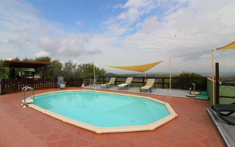 Casa Bella: Wasser, Wolke, Himmel, Eigentum, Schwimmbad, Azurblau, Schatten, Gebäude, Interior Design, Gartenmöbel