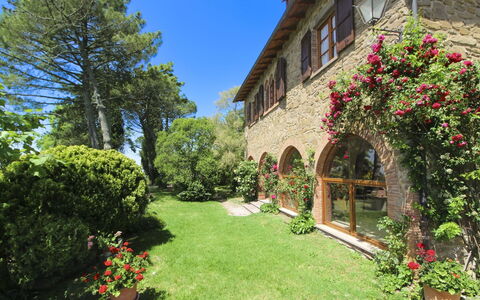 Villa Verniana: Strauch, Garten, Zuhause, Estate, Hütte, Hazienda, Landscaping, Garten, Backstein