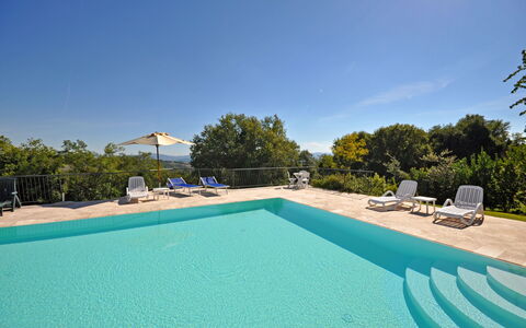 Dante: Schwimmbad, Eigentum, Grundeigentum, Haus, Gebäude, Estate, Villa, Freizeit, Urlaub, Resort