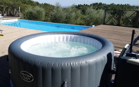 Civitella: Schwimmbad, Wasser, Jacuzzi, Jacuzzi, Freizeit, Erholung, Spiele
