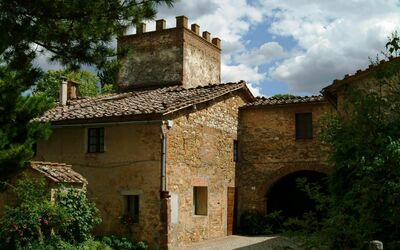 Montechiaro - Torre - Monteaperti, Toskana, Italien