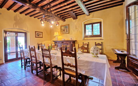 Villa Campogialli: Eigentum, Gebäude, Zimmer, Interior Design, Decke, Estate, Grundeigentum, Haus, Esszimmer, Möbel