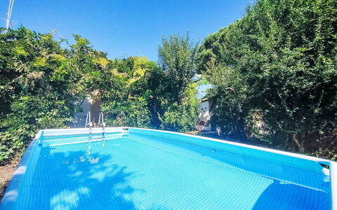 Orchidea: Blau, Schwimmbad, Verbundwerkstoff, Freizeit, Resort, Schatten, Hinterhof, Eco Hotel
