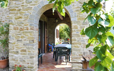 Casetta i Ciliegi: Pflanze, Tabelle, Blumentopf, Gebäude, Stuhl, Zimmerpflanze, Die Architektur, Grundeigentum, Baum, Freizeit