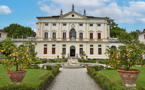 Barchessa Palladio: Estate, Villa, Garten, Rasen, Palast, Villa, Offizieller Wohnsitz, Klassische Architektur, Stattliches Heim, Hazienda