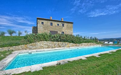 Villa Riccioli - Bagni San Filippo, Toskana, Italien