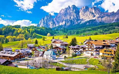 Spitzen Reiseziele in den Bergen in Italien
